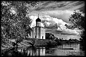 Церковь Покрова на Нерли - картинки для гравировки